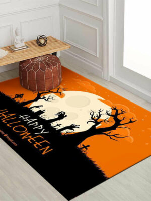 Clown Halloween Doormat Skeleton Grimace Floor Mat Bathroom Mat 12