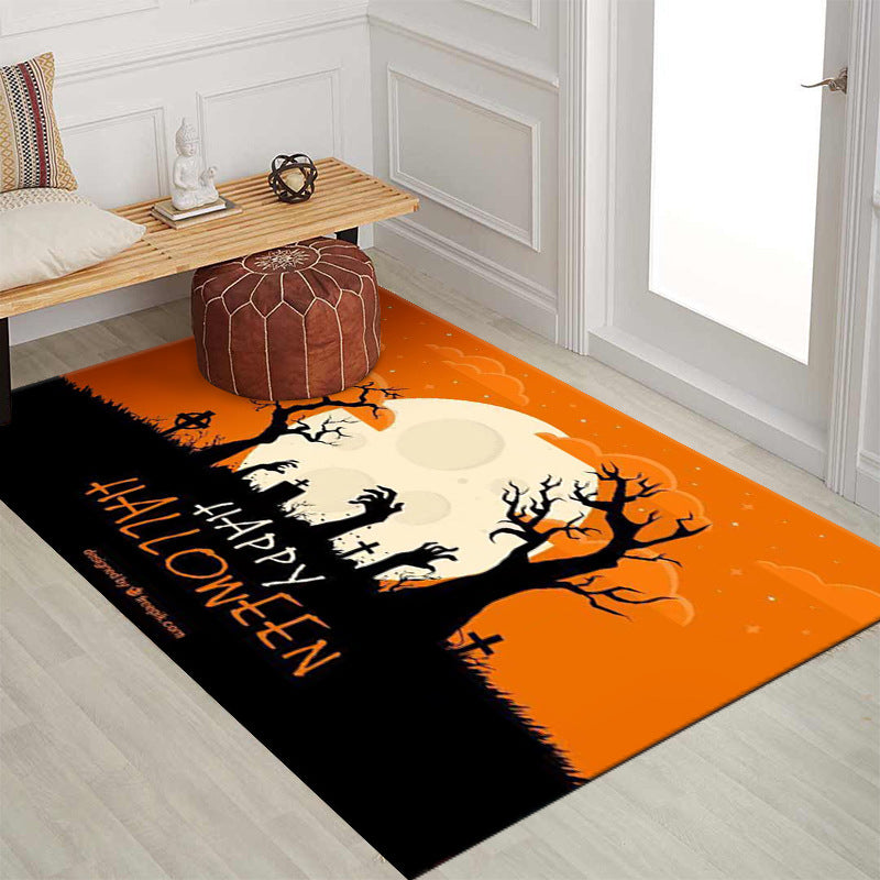 Clown Halloween Doormat Skeleton Grimace Floor Mat Bathroom Mat 12