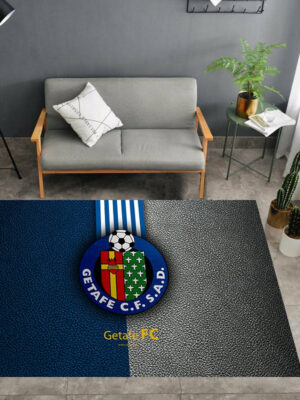 Getafe Club de Fútbol Logo - Football Mats For Bedroom Children's Room Sofa Mat Easy Care Floor Mats