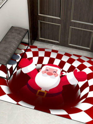 Christmas Doormat Santa Claus Floor Mat Bathroom Mat 18