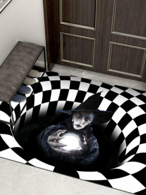 Clown Halloween Doormat Skeleton Grimace Floor Mat Bathroom Mat 20