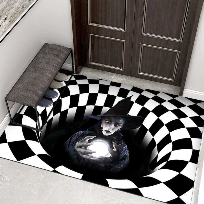 Clown Halloween Doormat Skeleton Grimace Floor Mat Bathroom Mat 20