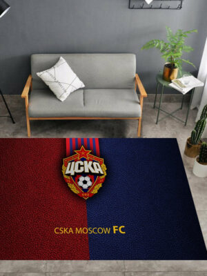 PFC CSKA Moscow Logo - Football Mats For Bedroom Children's Room Sofa Mat Easy Care Floor Mats