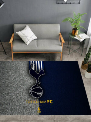 Tottenham Hotspur FC® Logo - Football Red Mats For Bedroom Children's Room Sofa Mat Easy Care Floor Mats