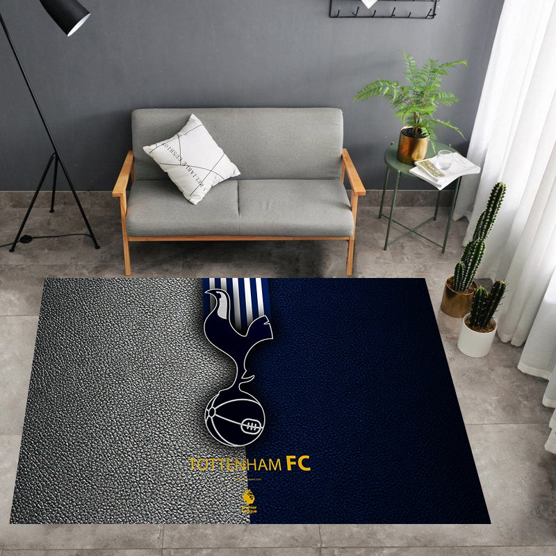 Tottenham Hotspur FC® Logo - Football Red Mats For Bedroom Children's Room Sofa Mat Easy Care Floor Mats