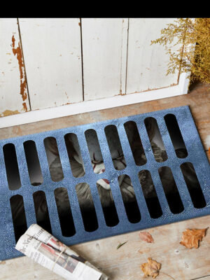 Clown Halloween Doormat Skeleton Grimace Floor Mat Bathroom Mat 26