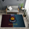 West Ham United Logo - Football Red Mats For Bedroom Children's Room Sofa Mat Easy Care Floor Mats