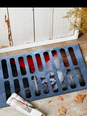 Clown Halloween Doormat Skeleton Grimace Floor Mat Bathroom Mat 29