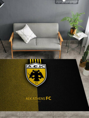 AEK F.C. Logo - Football Mats For Bedroom Children's Room Sofa Mat Easy Care Floor Mats