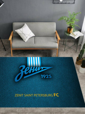 FC Zenit Logo - Football Mats For Bedroom Children's Room Sofa Mat Easy Care Floor Mats