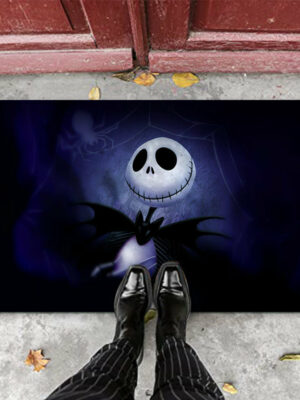 Clown Halloween Doormat Skeleton Grimace Floor Mat Bathroom Mat 38