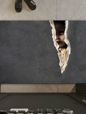 Clown Halloween Doormat Skeleton Grimace Floor Mat Bathroom Mat 40