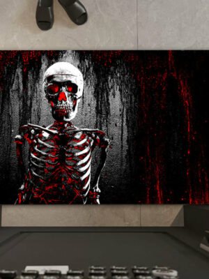 Clown Halloween Doormat Skeleton Grimace Floor Mat Bathroom Mat 43