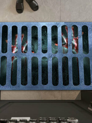 Clown Halloween Doormat Skeleton Grimace Floor Mat Bathroom Mat 44