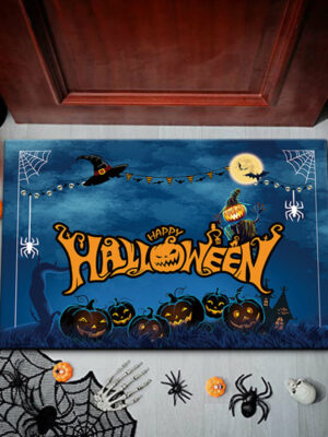 Clown Halloween Doormat Skeleton Grimace Floor Mat Bathroom Mat 47