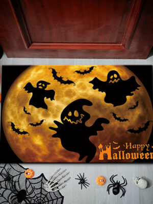 Clown Halloween Doormat Skeleton Grimace Floor Mat Bathroom Mat 52