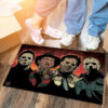 Clown Halloween Doormat Skeleton Grimace Floor Mat Bathroom Mat 53