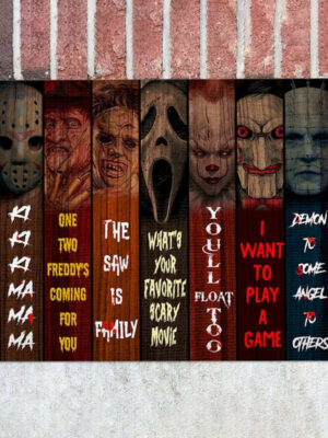 Clown Halloween Doormat Skeleton Grimace Floor Mat Bathroom Mat 59