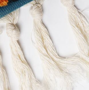 White Bohemian Tassels Extra Soft Flocking Bath Mats Absorbent Non-Slip Bathroom Rugs 11 - Image 3