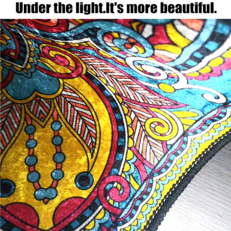 Black Geometric Area Rugs for Bedroom Living Room Hall - Image 2