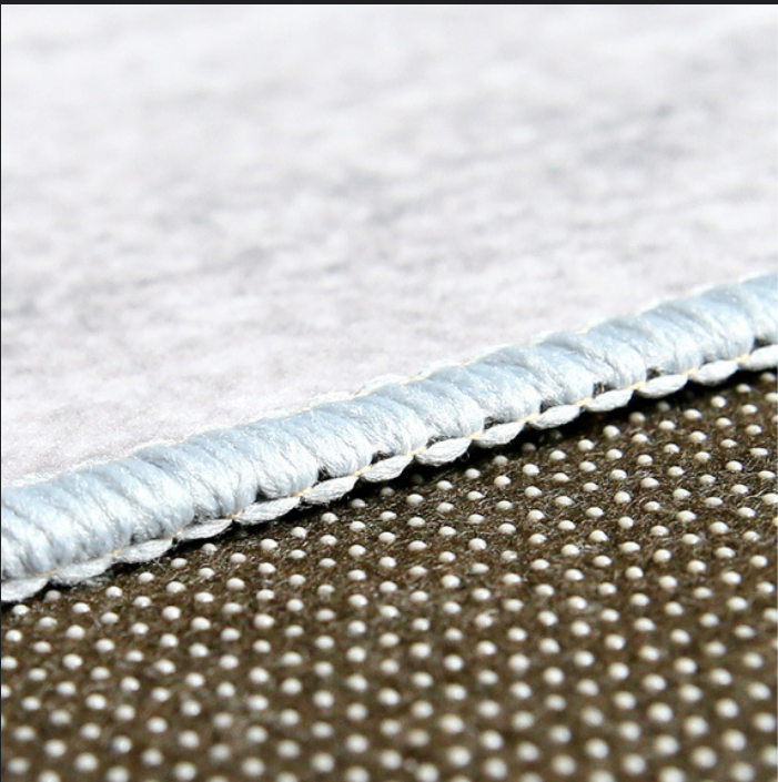 Customizable Modern Feather Patterned Anti-slip Sofa Rug Table Rug Living Room Bedroom Area Rugs - Image 3