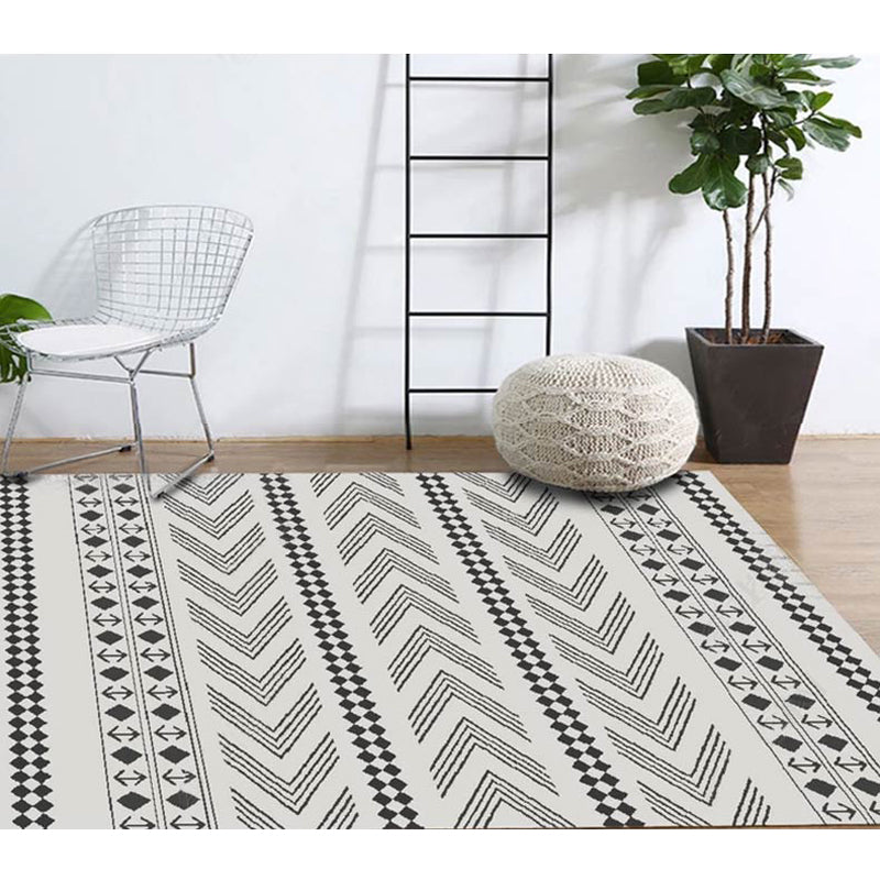Simple Modern Moroccan Geometric Rug Bedroom Living Room Sofa Rugs Floor Mat - Image 3
