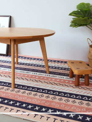 Colourful Modern Moroccan Geometric Rug Bedroom Living Room Sofa Rugs Floor Mat
