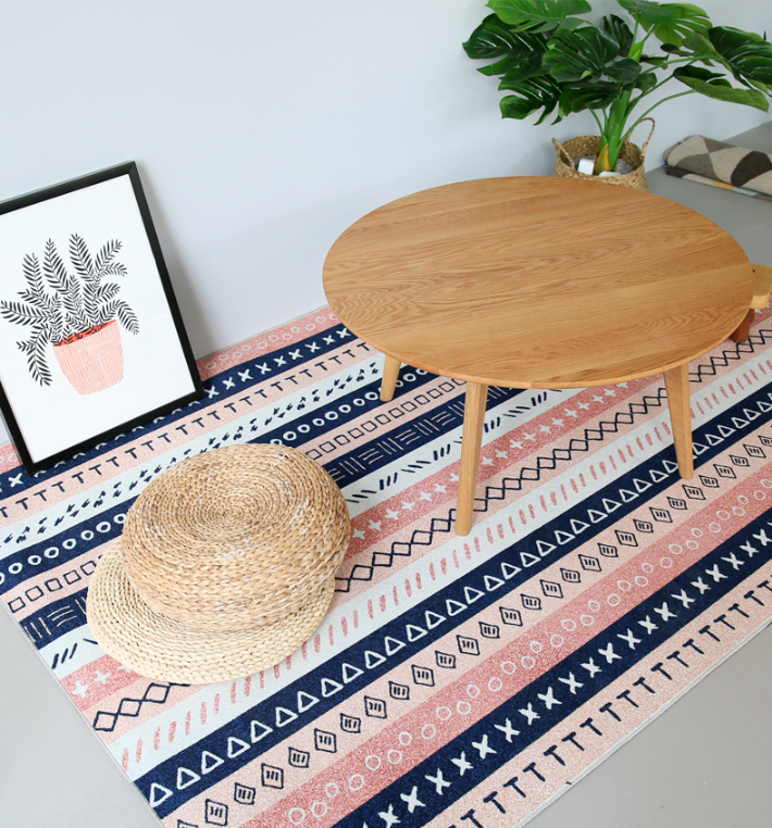 Colourful Modern Moroccan Geometric Rug Bedroom Living Room Sofa Rugs Floor Mat - Image 3