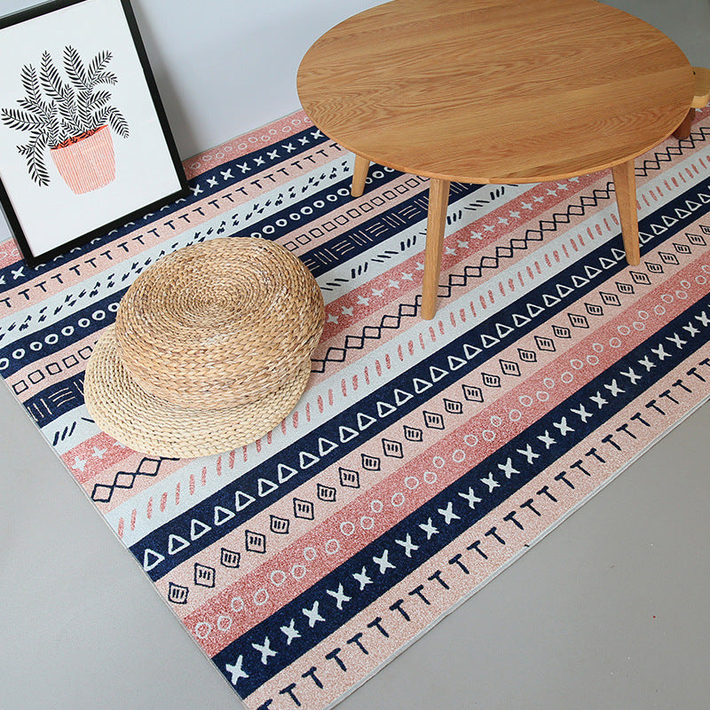 Colourful Modern Moroccan Geometric Rug Bedroom Living Room Sofa Rugs Floor Mat - Image 4