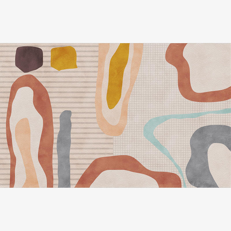 Modern Contemporary Abstract Geometric Rugs for Living Room Dining Room Bedroom