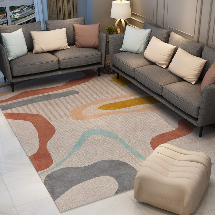 Modern Contemporary Abstract Geometric Rugs for Living Room Dining Room Bedroom - Image 3