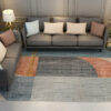 Modern Contemporary Striped Geometric Rugs for Living Room Dining Room Bedroom