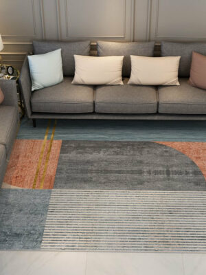 Modern Contemporary Striped Geometric Rugs for Living Room Dining Room Bedroom