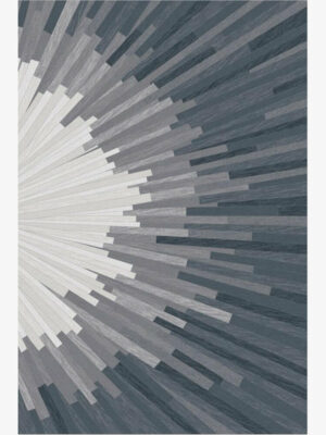 Grey Modern Contemporary Geometric Striped Rugs for Living Room Dining Room Bedroom Hall