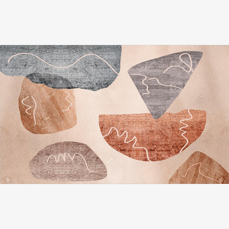 Fashion Contemporary Modern Simple Geometric Rugs for Living Room Dining Room Bedroom Hall