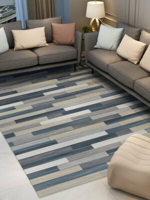 Fashion Contemporary Modern Striped Rugs for Living Room Dining Room Bedroom Hall