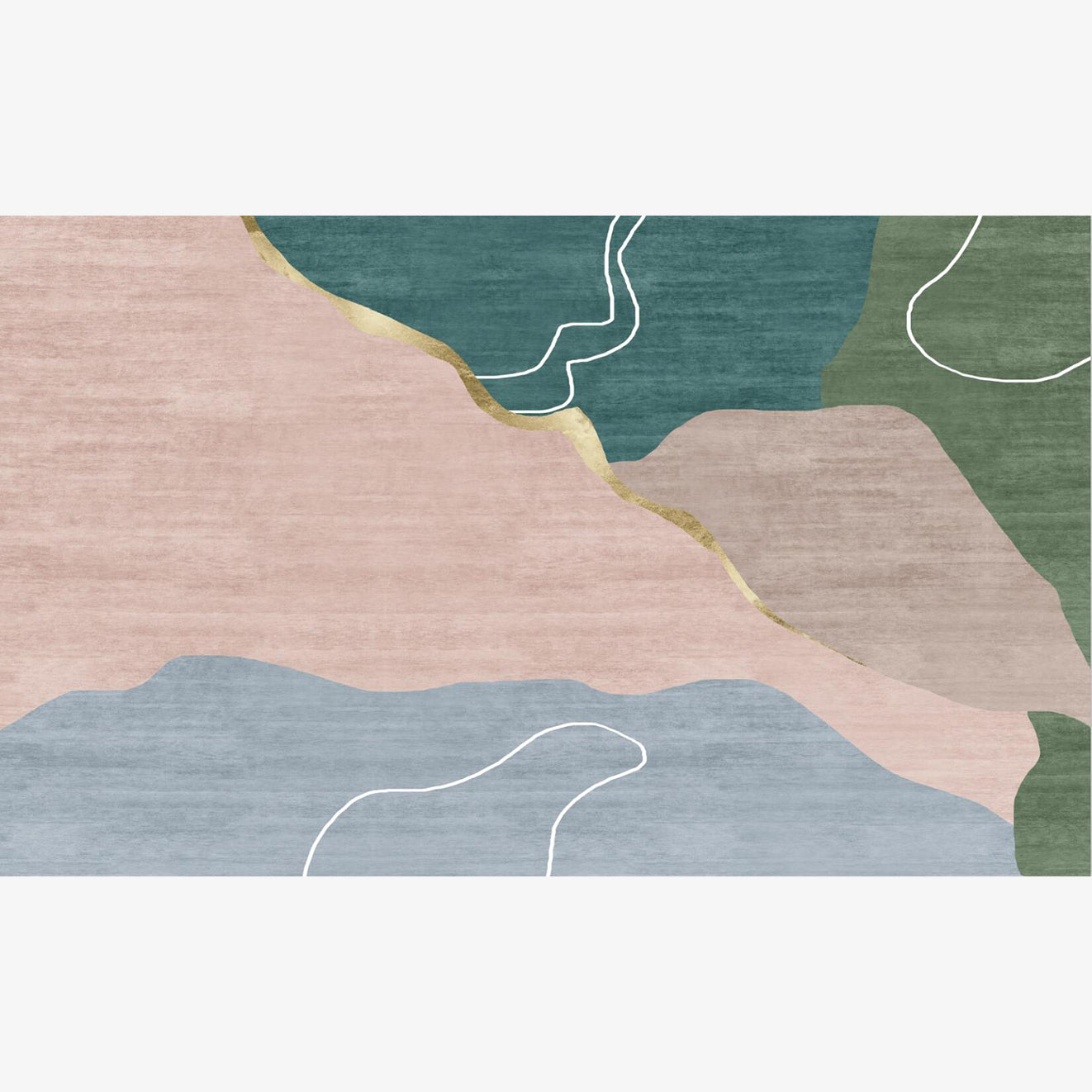 Colourful Contemporary Modern Abstract Rugs for Living Room Dining Room Bedroom Hall