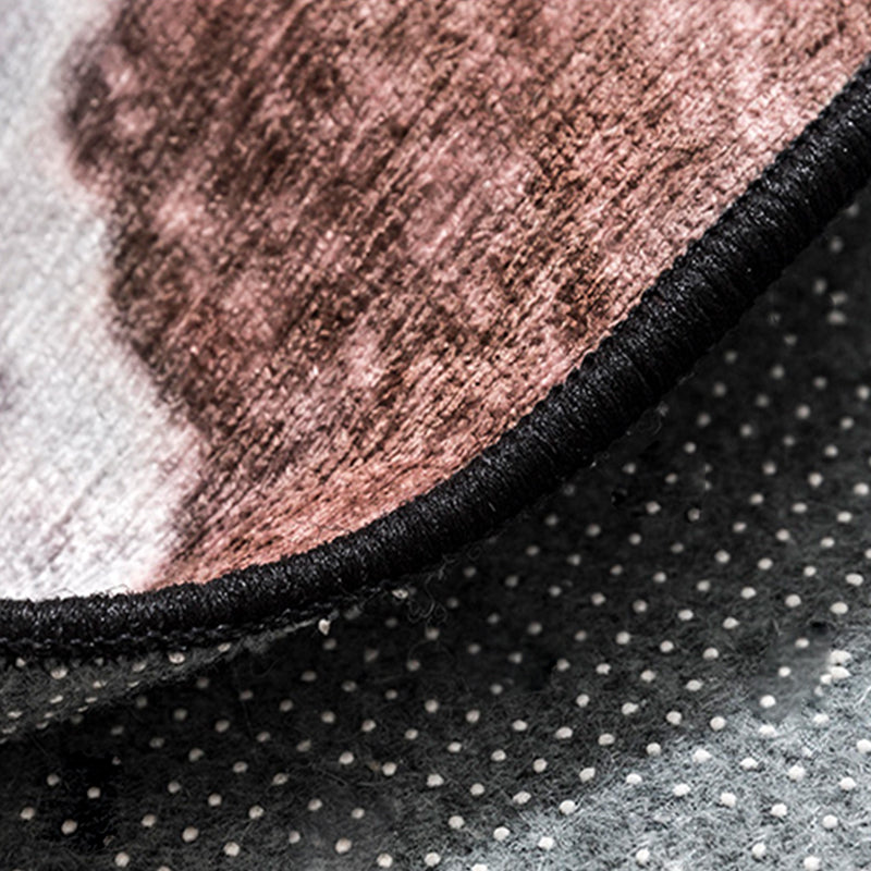 Warm Color Black Grey Brown Modern Sofa Table Geometric Patterned Striped Area Rugs Customizable - Image 3