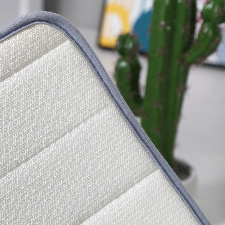 Quality Grey Soft Shaggy Panda Patterned Plain Floor Rugs Entryway Bathroom Doormats Anti-slip Mat - Image 4