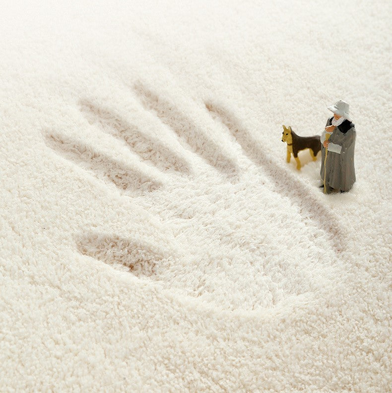 Thick Soft Modern Simple Geometric Floor Rugs for Living Room Dining Room Bedroom Office - Image 5