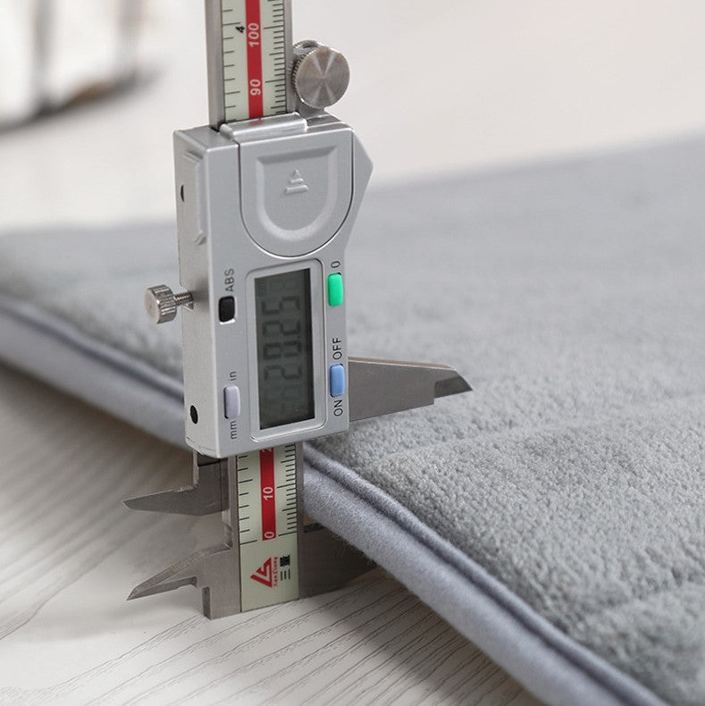 Quality Grey Soft Shaggy Panda Patterned Plain Floor Rugs Entryway Bathroom Doormats Anti-slip Mat - Image 5