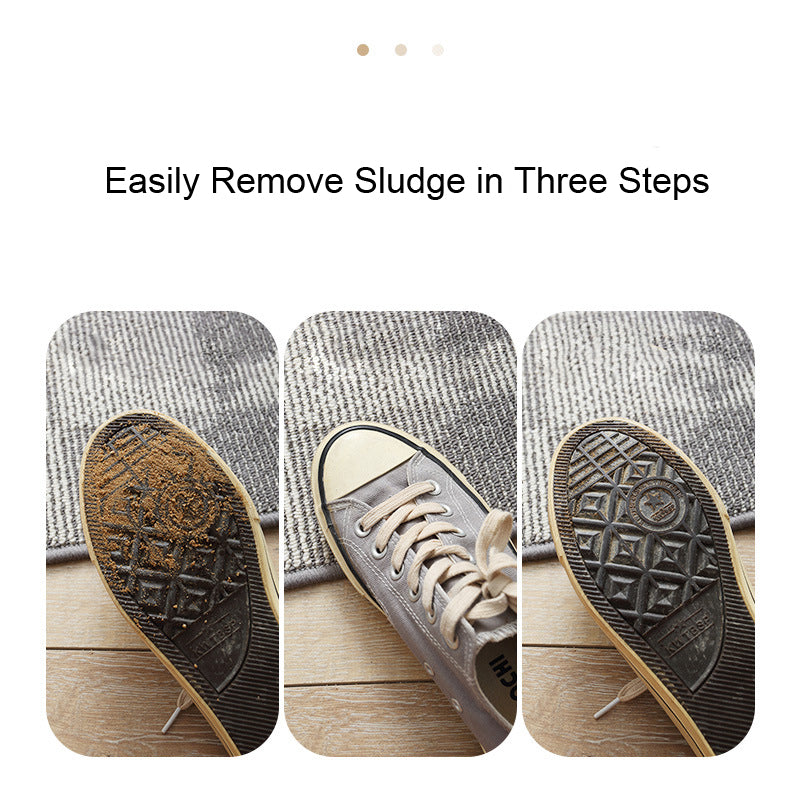 Grey Modern Geometric Polypropylene Wear-resistant Dust-removing Anti-slip Entryway DoorMats - Image 4