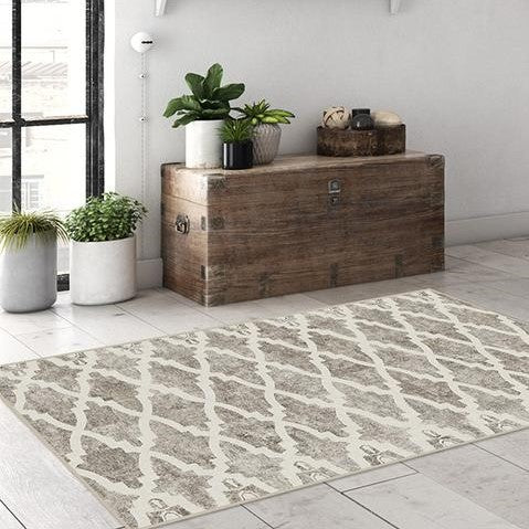 Modern Geometric Rugs Runners for Living Room Bedroom Hall Office Machine Washable - Image 4