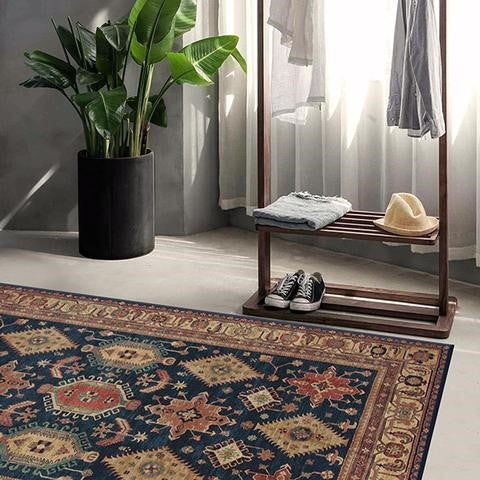 Traditional Classic Bohemian Machine Washable Rugs Runners for Living Room Bedroom Hall Office - Image 7