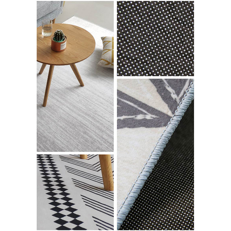 Gradient Colour Simple Modern Plain Rug Bedroom Living Room Sofa Rugs Floor Mat - Image 8